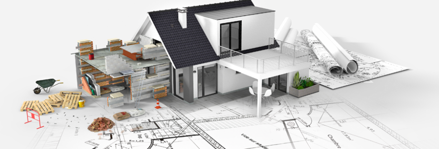 plan de maison contemporaine